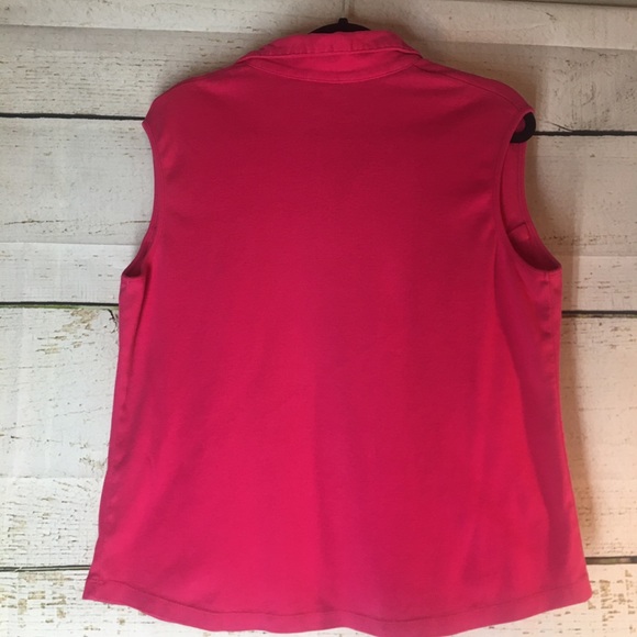 HOT PINK SLEEVELESS TOP 2X - Picture 2 of 7